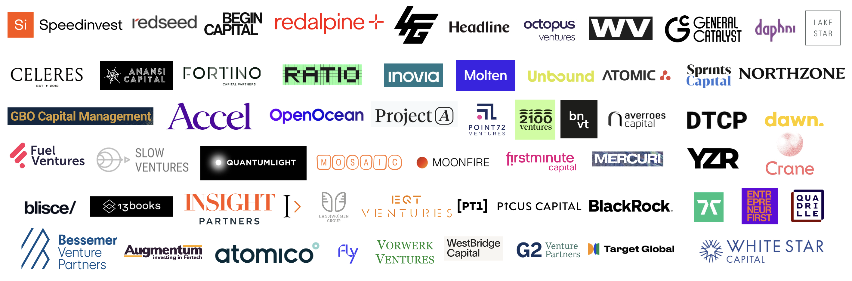 Participant firm logos